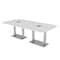 Skutchi Designs 45 in W, 96 in L, 29 in H, Engineered Wood Top, White HAR-AREC-46x92-DOU-ELEC-WHCYPRESS - alternate 1